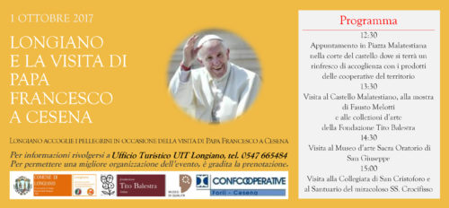 Longiano e la visita di papa Francesco a Cesena