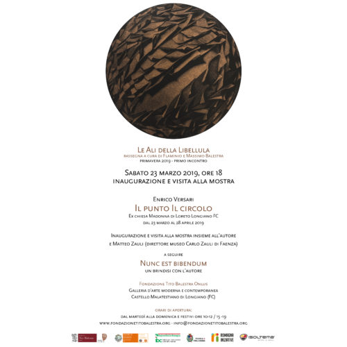 LE ALI DELLA LIBELLULA – primavera 2019 – Inaugurazione e visita alla mostra “Il punto Il circolo”