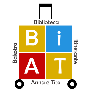 Logo della Biblioteca Itinerante Anna e Tito Balestra.