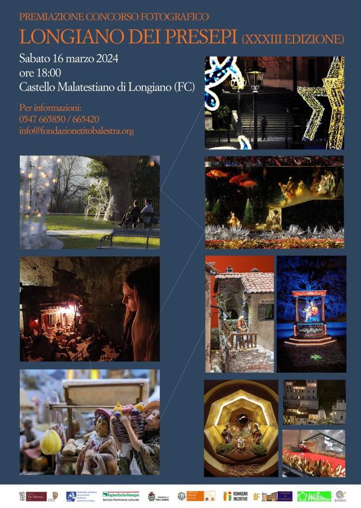 Locandina premiazione concorso fotografico Longiano dei Presepi