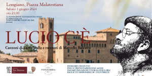Locandina Lucio C'è - Canzoni di Lucio Dalla e racconti di Marcello Balestra