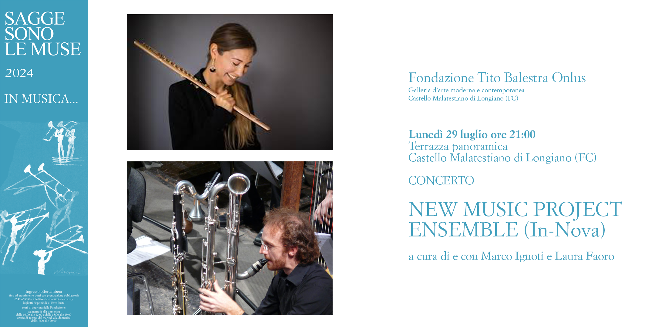 Banner concerto NEW MUSIC PROJECT ENSAMBLE In-Nova