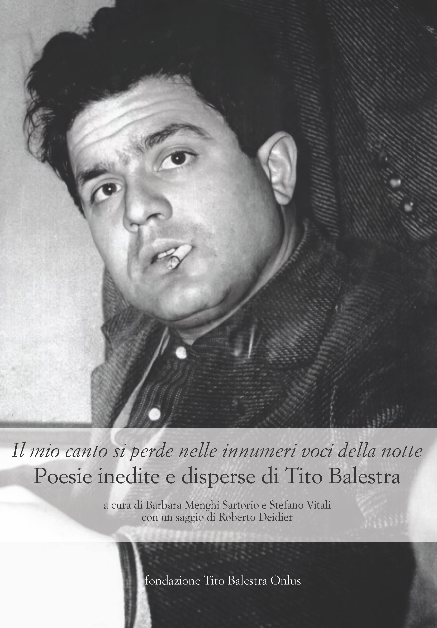 Copertina del libro "Il mio canto si perde nelle innumeri voci della notte"