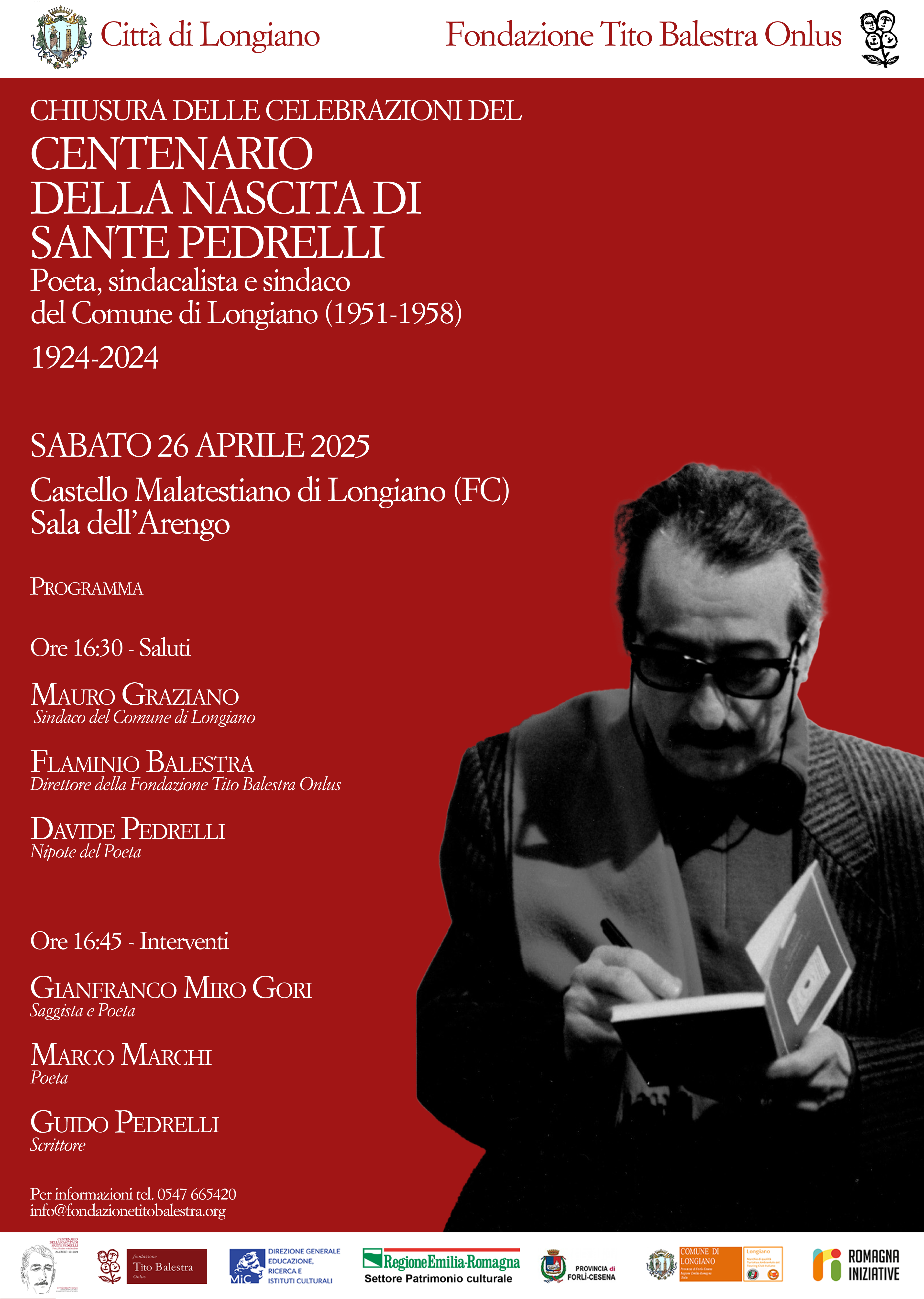 Chiusura Centenario di Sante Pedrelli
