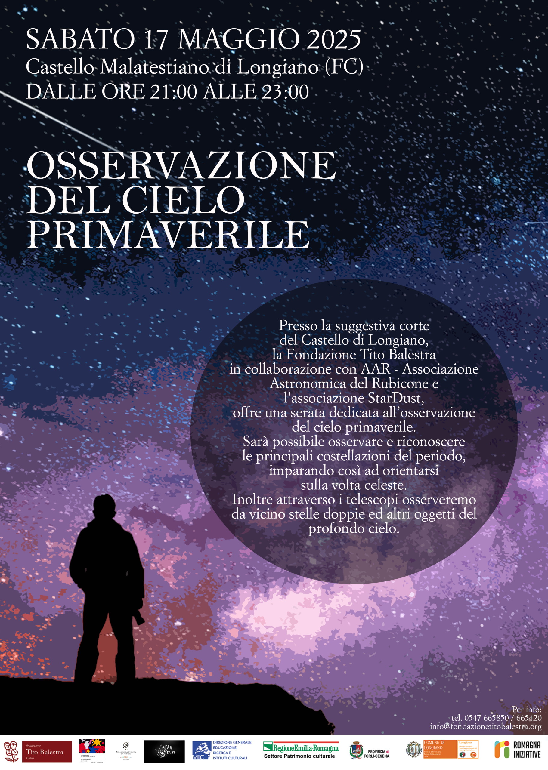 Locandina Osservazione del cielo primaverile