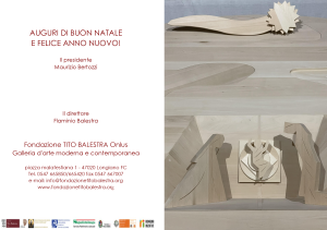 Auguri di buon Natale dalla Fondazione Tito Balestra