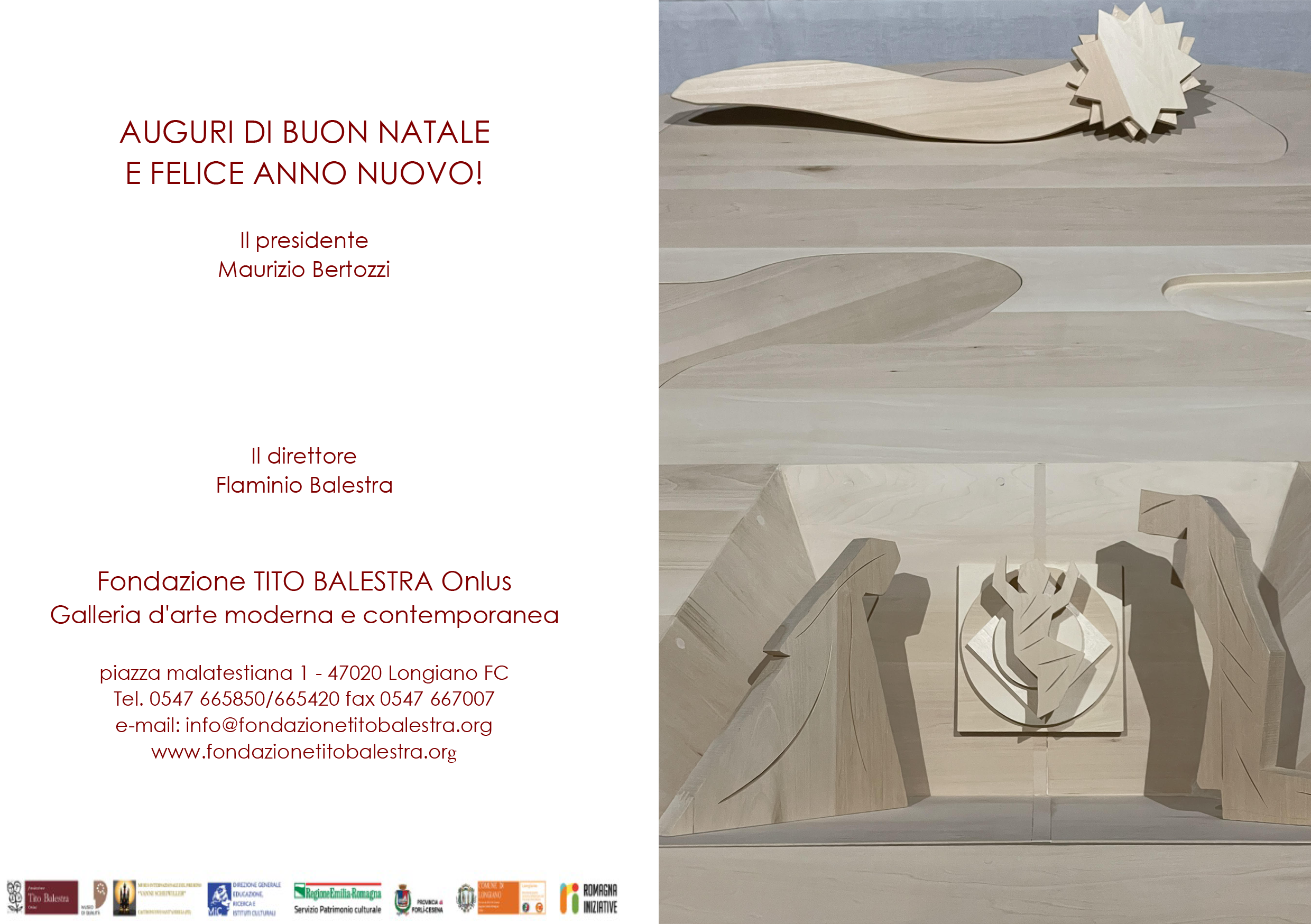 Auguri di buon Natale dalla Fondazione Tito Balestra